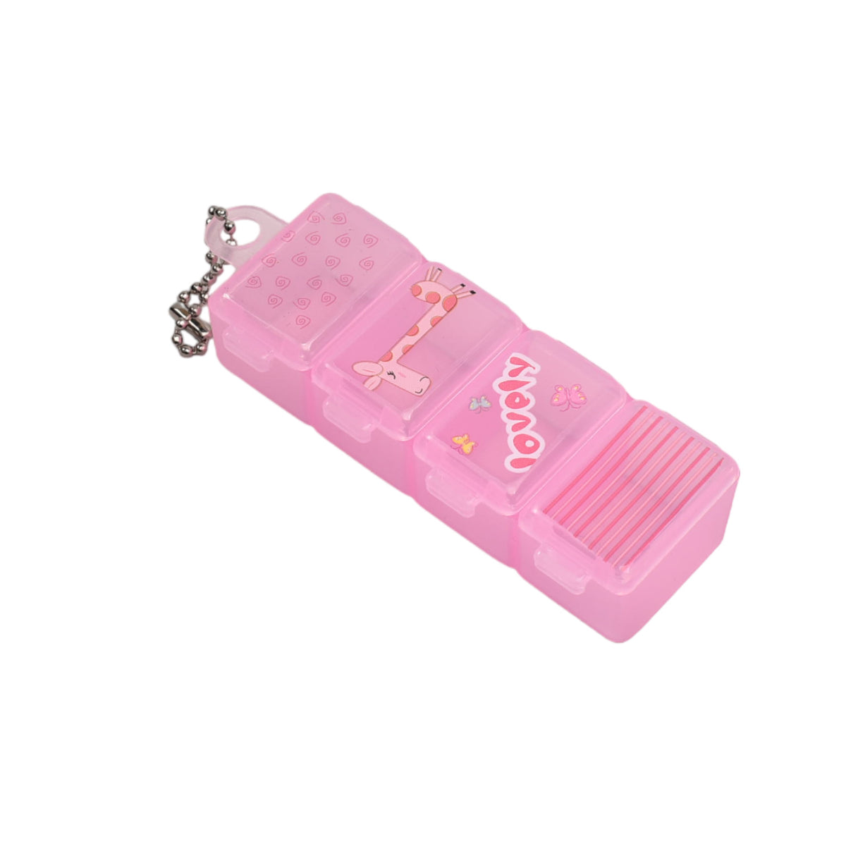 organizador de pastillas 4 compartimientos dim:8,7*3,4*2,4