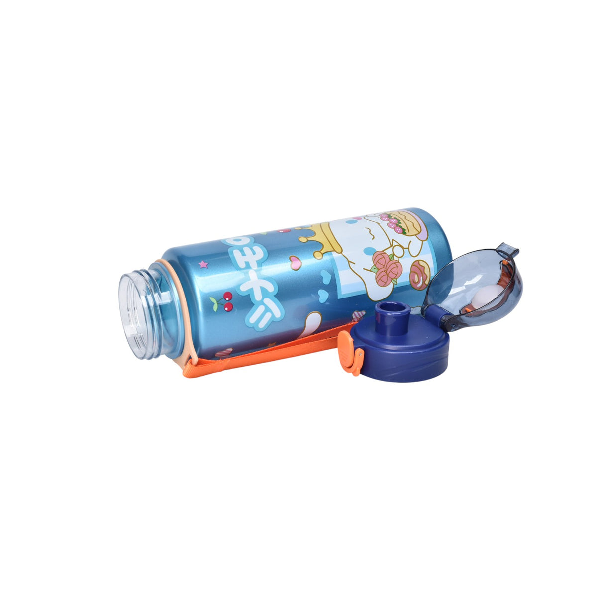 botella de agua 700ml personaje plastica