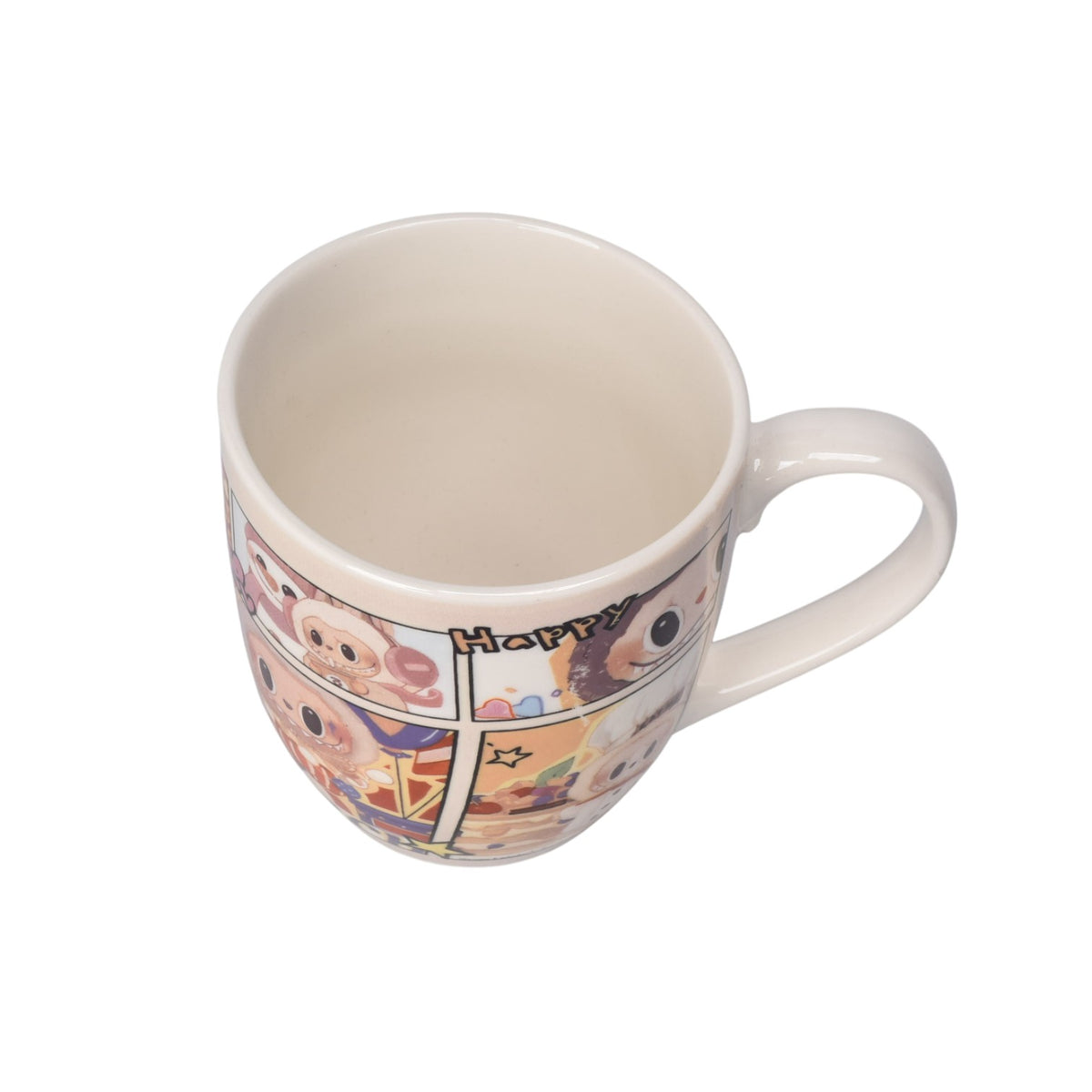 mug pocillo ceramica personaje labubu 300ml dim:9x9x10