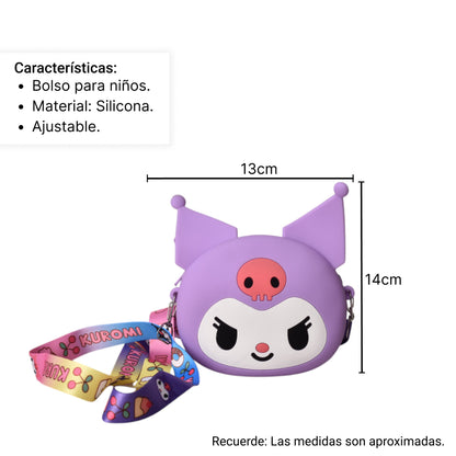 BOLSO DE SILICONA PEQUEÑO PERSONAJE DIM:12*14*4