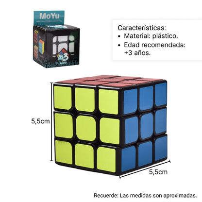 CUBO RUBIK DIM:5.5*5.5CM