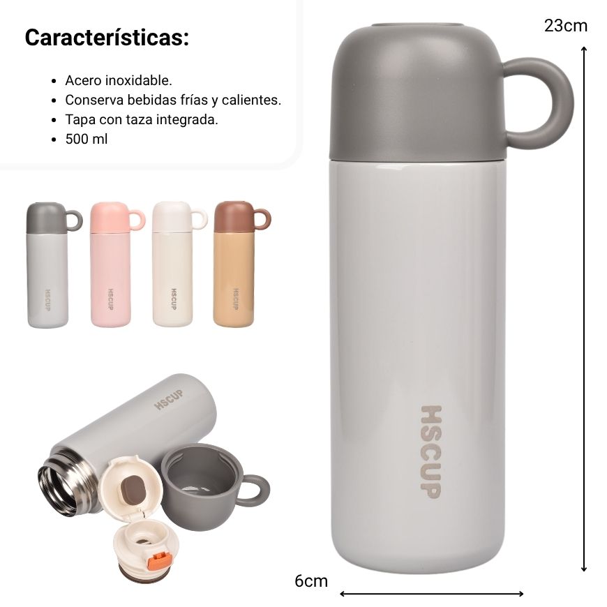 termo acero inoxidable 500ml