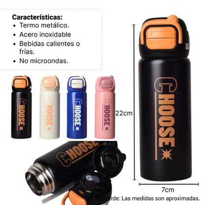 TERMO ACERO INOXIDABLE 500ML
