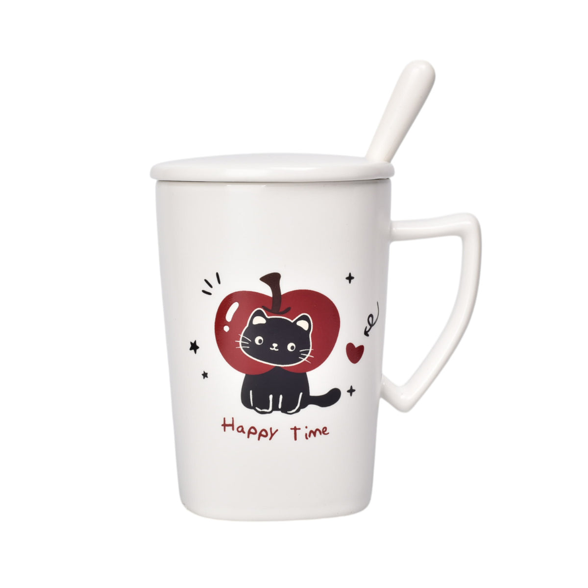 mug pocillo ceramica con tapa 360ml dim:11x8x8