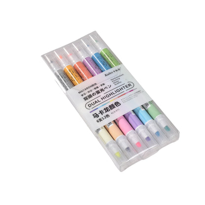 RESALTADOR X 6 PCS DOBLE PUNTA