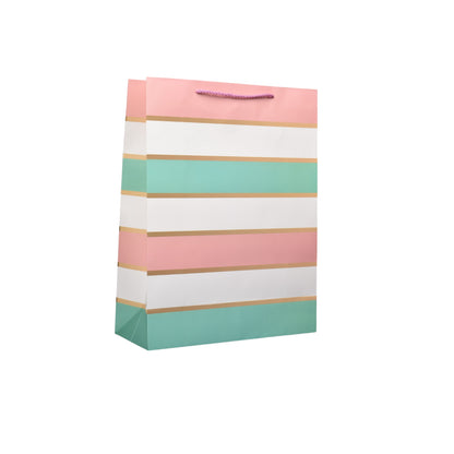 BOLSA PARA REGALO PAPEL MEDIANA DIM:23X32X10