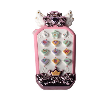 JUGUETE TELEFONO PARA NIÑAS CON SONIDO Y LUCES DIM:25X18X14