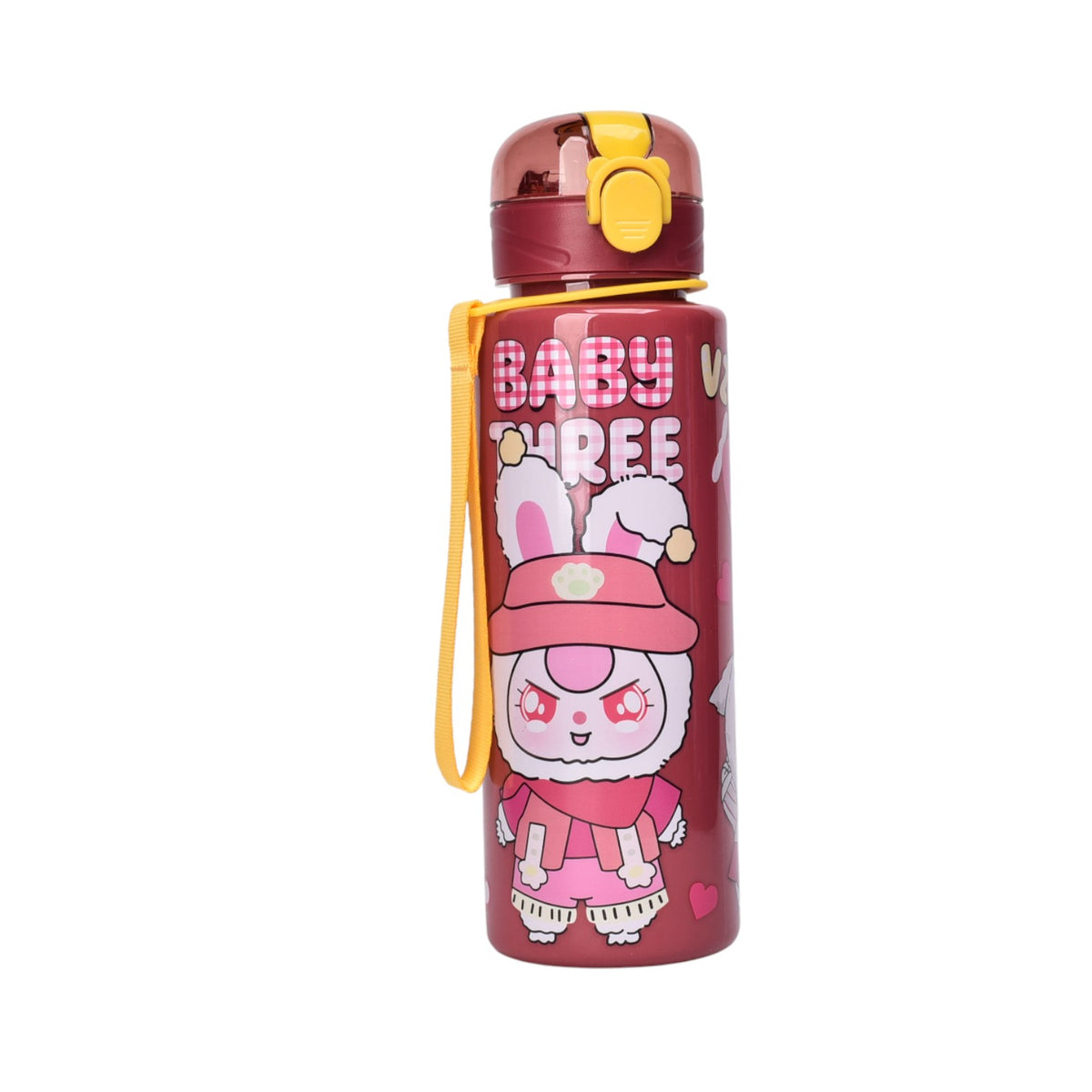 botella de agua 700ml plastica dim:7x7x23