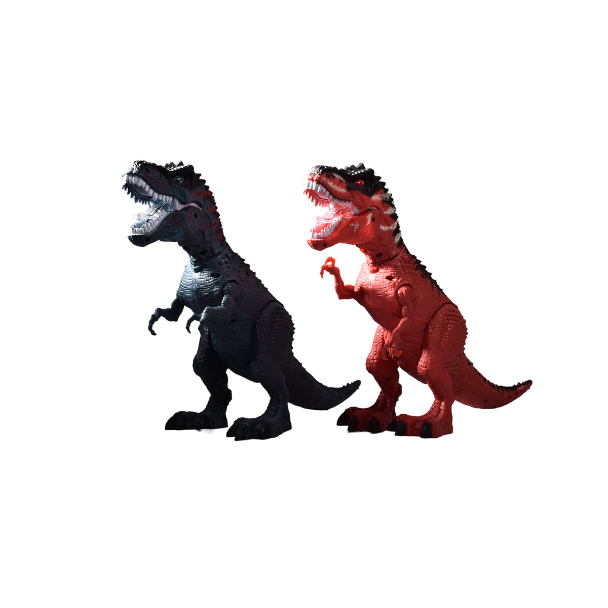 juguete dinosaurio con movimiento luces y sonido