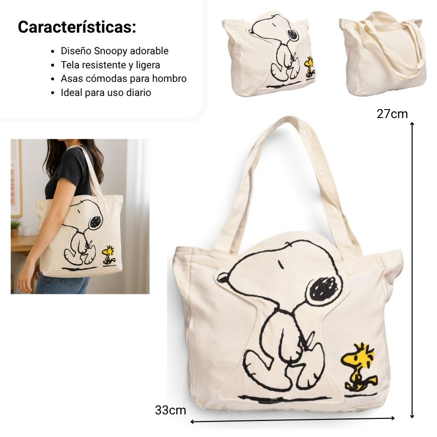 bolsa para compras algodon dim:30x37x18cm