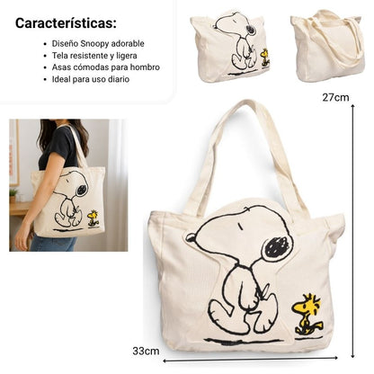 BOLSA PARA COMPRAS ALGODON DIM:30X37X18CM