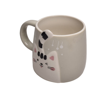 MUG POCILLO CERAMICA DISEÑOS DE GATOS DE 350ML DIM:8X8X9
