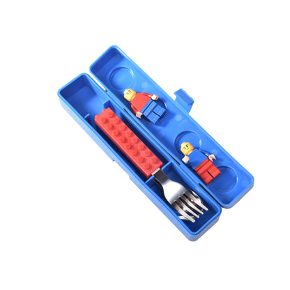 SET CUBIERTOS CUCHARA Y TENEDOR CON ESTUCHE FICHAS DE ARMAR