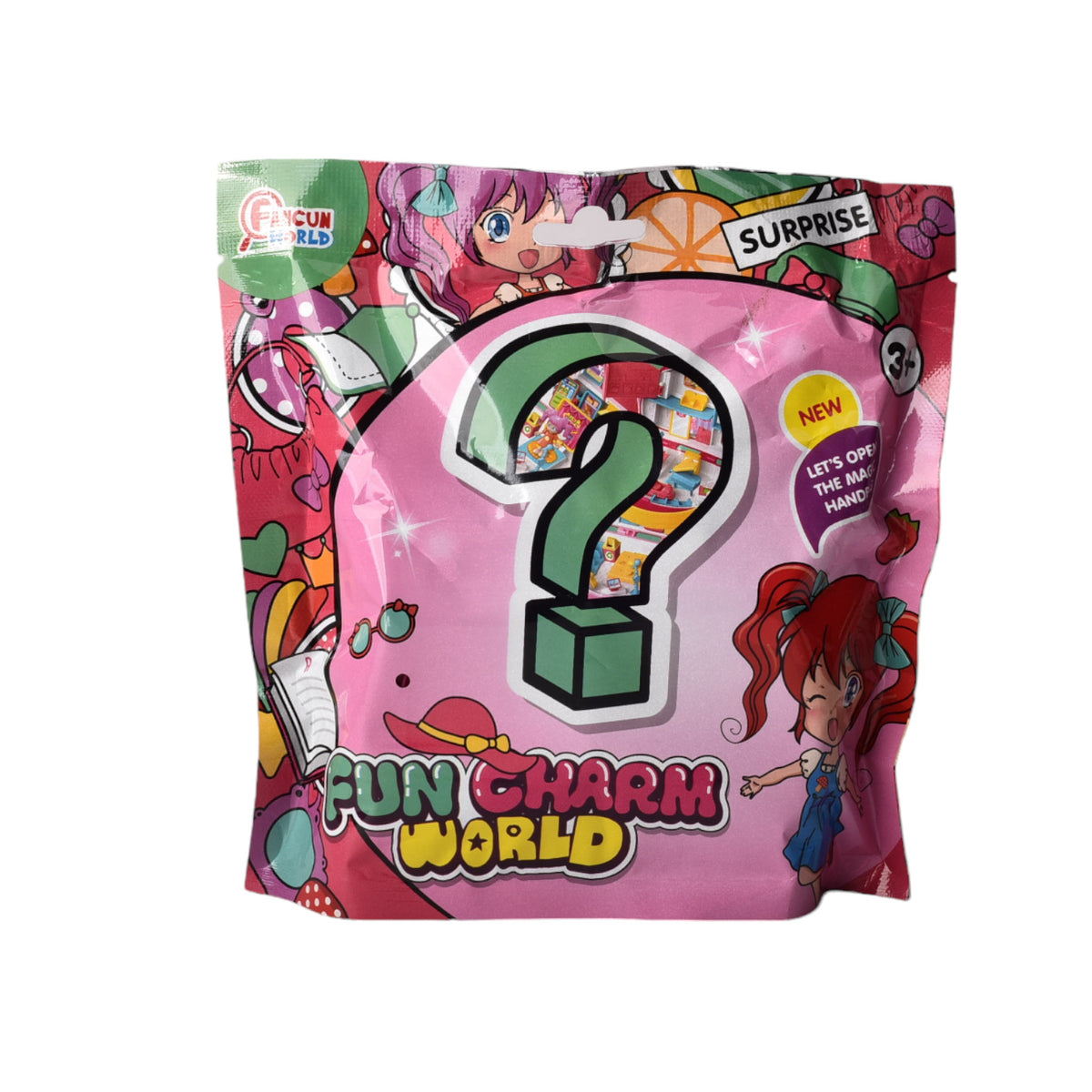 juguete muñeca sorpresa con accesorios plastico dim:26x23x13