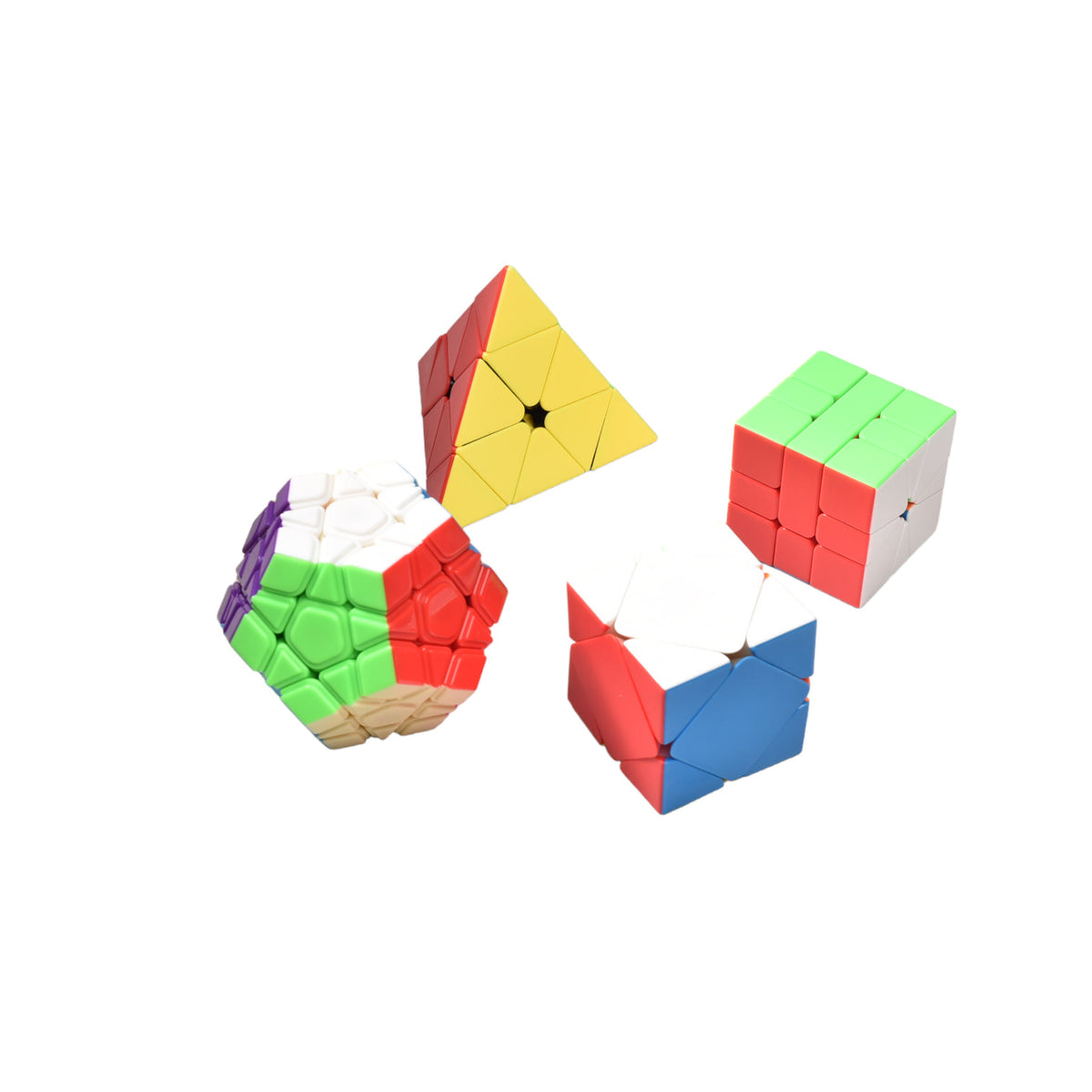 set cubo rubik por 4 und delux gif box