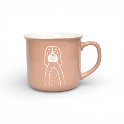 MUG POCILLO CERAMICA CON ESTAMPADO 320ML DIM: 9X9X8