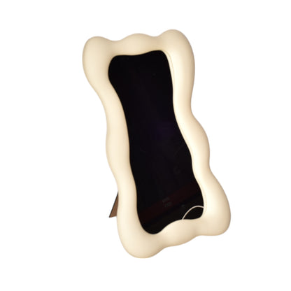 ESPEJO VIDRIO PLASTICO DIFERENTES COLORES DIM:33X20X2