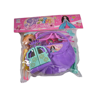 JUGUETE BOLSO SET DE MAQUILLAJE PARA NIÑA DIM:24X5X26CM