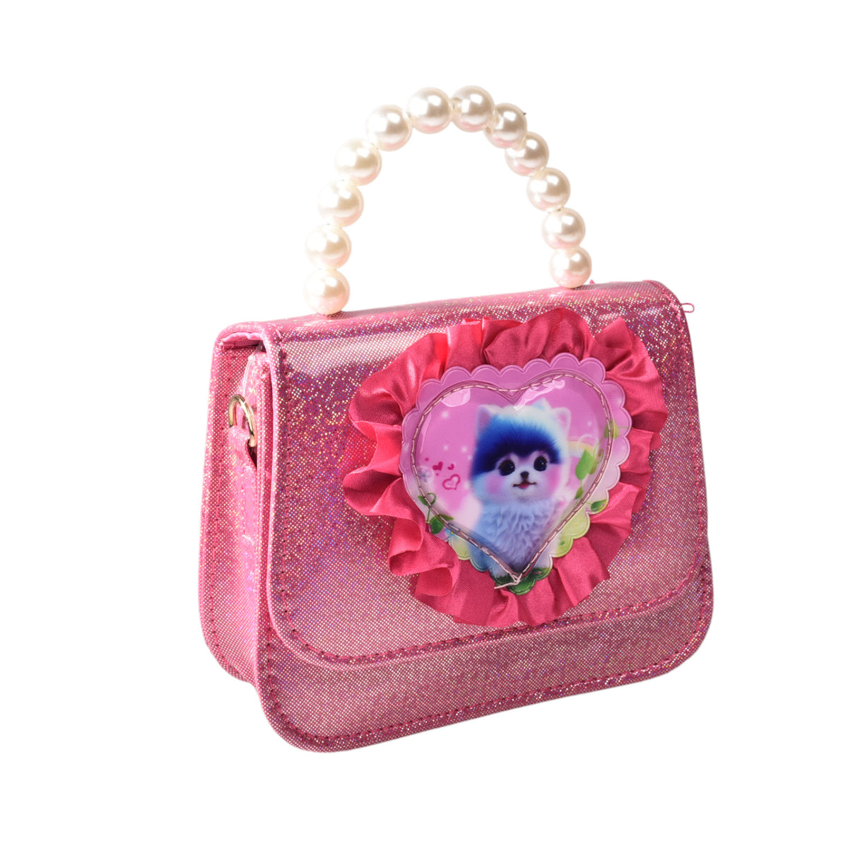 cartera sintetica de niña  dim:15*12*6cm