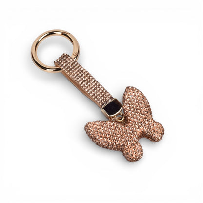 LLAVERO RESINAY METAL MARIPOSA DIM:5X5X1