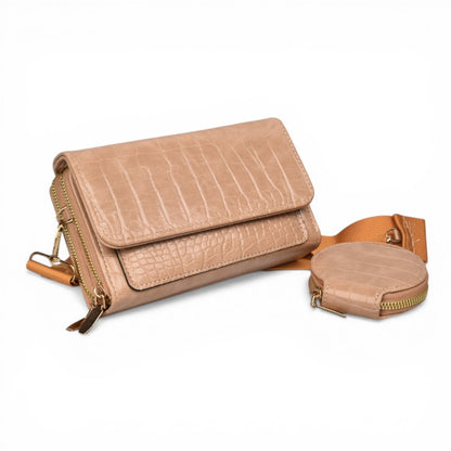 BOLSO PARA DAMA SINTETICO CON MONEDERO DIM: 19X13X6