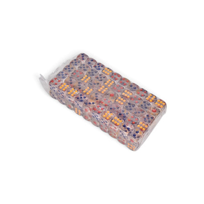 DADOS SET 100PCS PLASTICO DIM:1.6X1.6X1.6cm