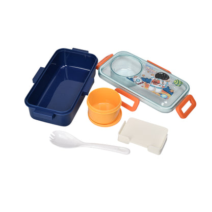 PORTACOMIDA PLASTICO NIÑO NIÑA 500ML DIM:17X9X5