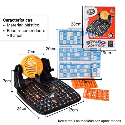 JUGUETE BINGO BALOTERA FAMILIAR