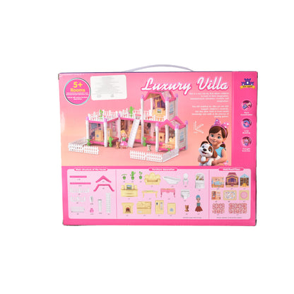CASA DE MUÑECAS JUGUETE PLASTICO NIÑA ARMABLE