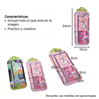 SET KIT 5PCS DE ESCOLAR