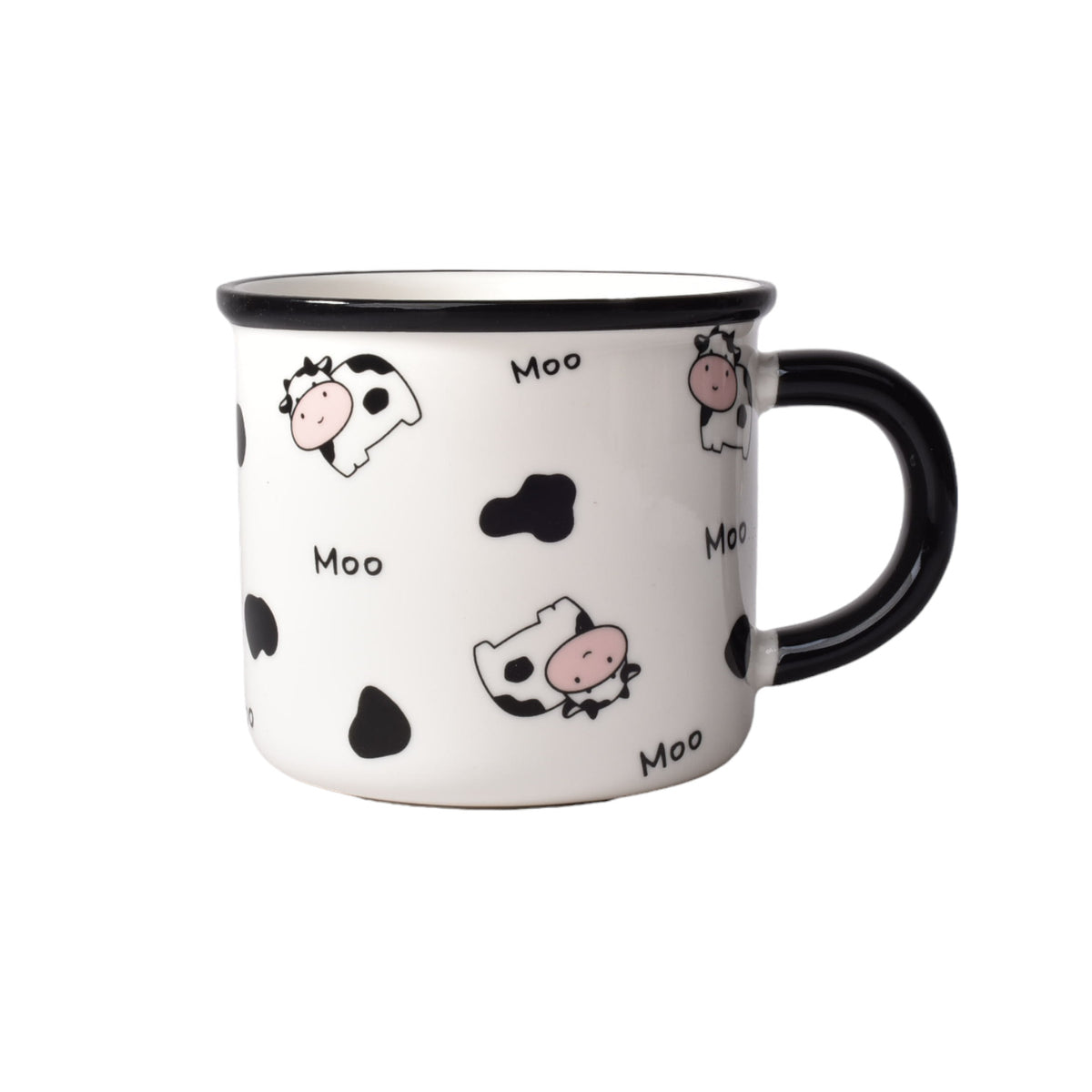mug pocillo diseño de vacas ceramica de 350ml dim:8x8x8