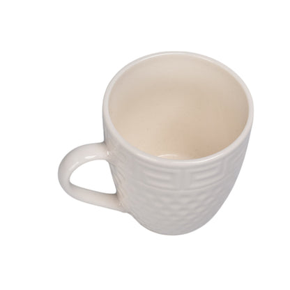MUG POCILLO CERAMICA BLANCO 180ML DIM:7x7CM
