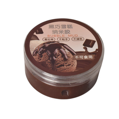 SLIME GEL MOLDEABLE PLASTICO CAFE DIM:8X8X4