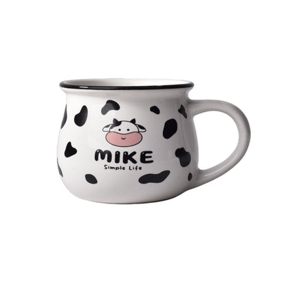 MUG POCILLO DISEÑO DE VACAS CERAMICA DE 250ML DIM:8X8X6CM