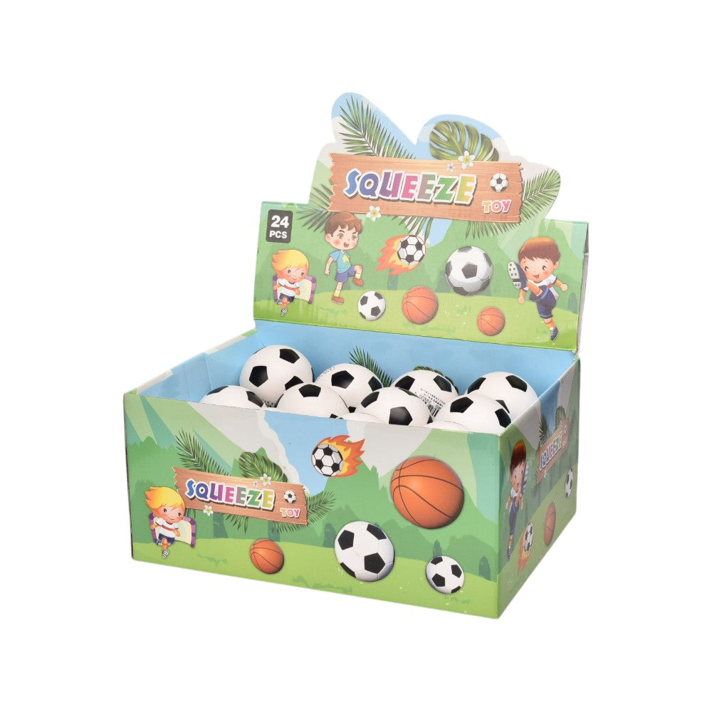 pelota forma balon de futbol -caja x24 und