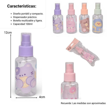 ENVASE PLASTICO RECARGABLE 75ML