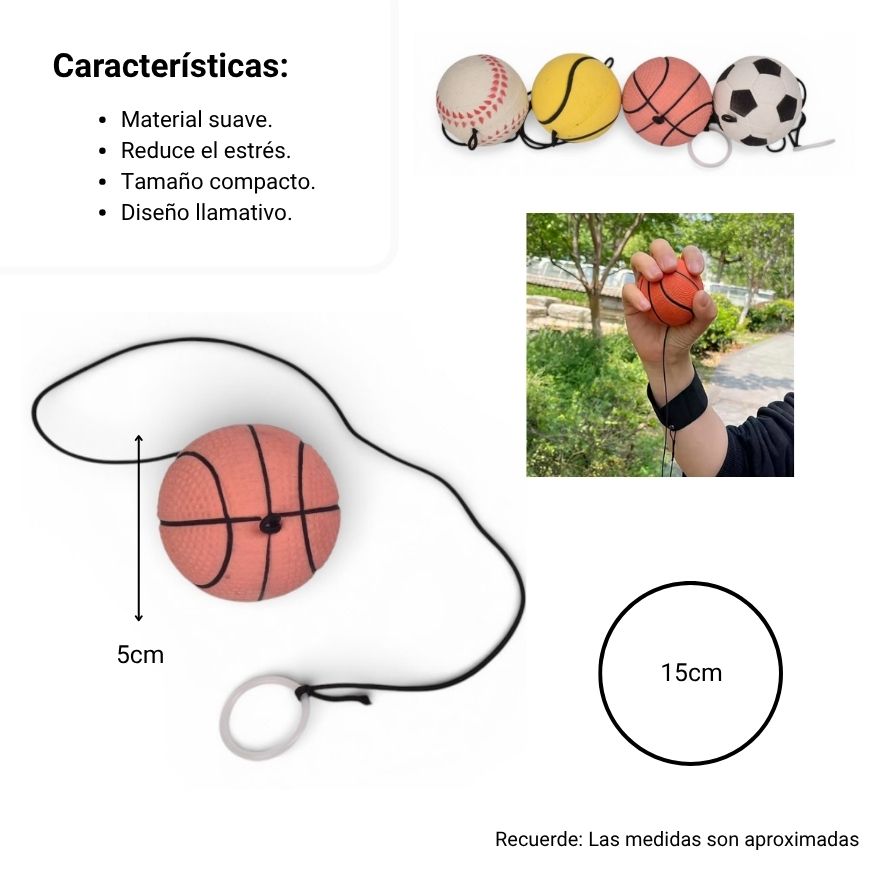 pelotas antiestres para niños dim:4x4x4