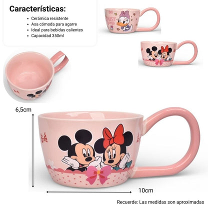 MUG POCILLO CERAMICA PERSONAJE 350ML DIM:10X10X6