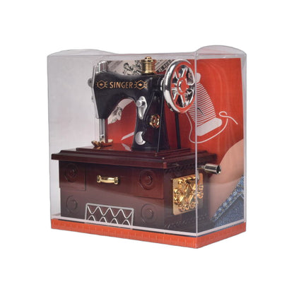 JOYERO MUSICAL MAQUINA DE COSER DIM: 9X5X11