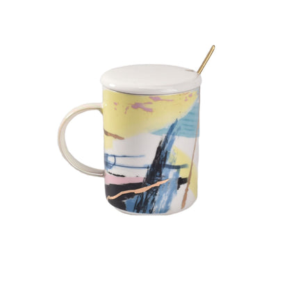 MUG POCILLO CON CUCHARA CERAMICA
