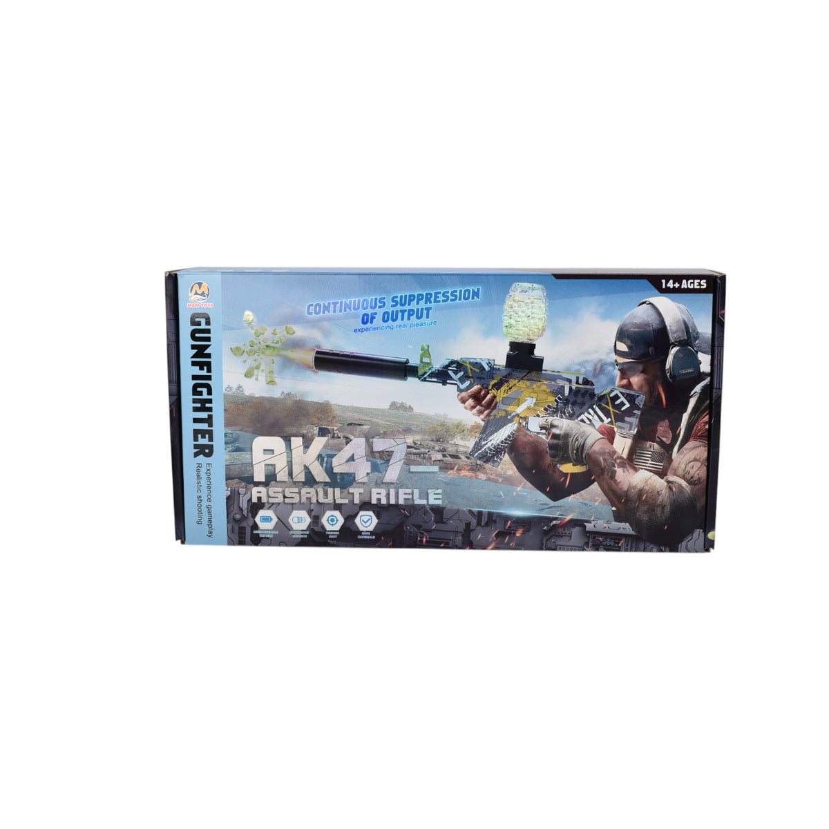 pistola de hidrogel plastico dim:33x17x7