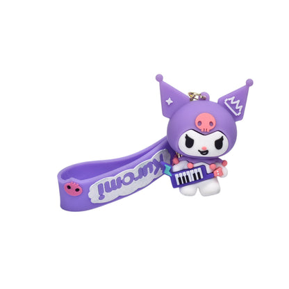 LLAVERO SILICONA KUROMI PERSONAJE DIM:5