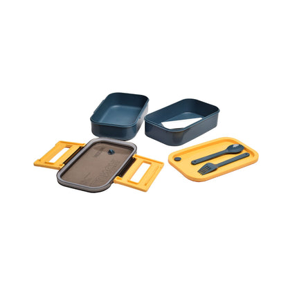 PORTACOMIDAS LONCHERA PLASTICO RECIPIENTE CON CUBIERTOS