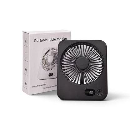 VENTILADOR CON CABEL USB RECARGABLE DIM:13X16CM