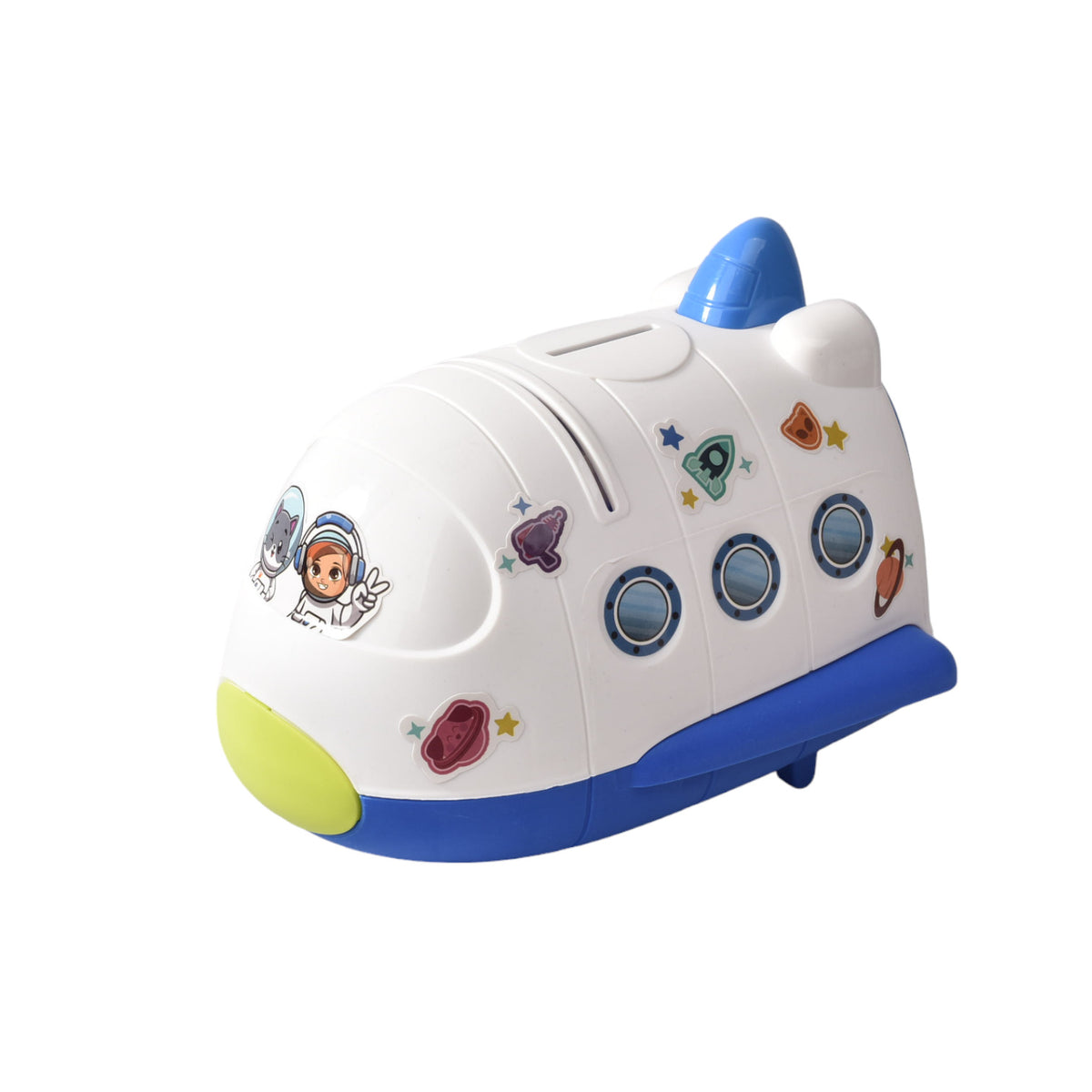 alcancia forma de nave espacial