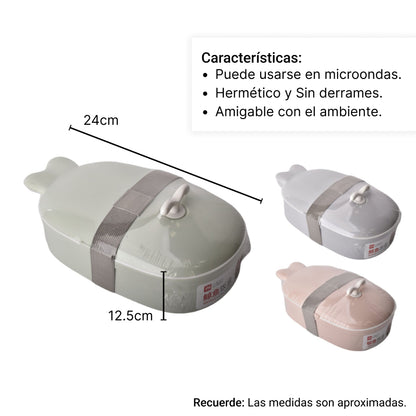 PORTACOMIDA EN PLASTICO DIM:13*24CM