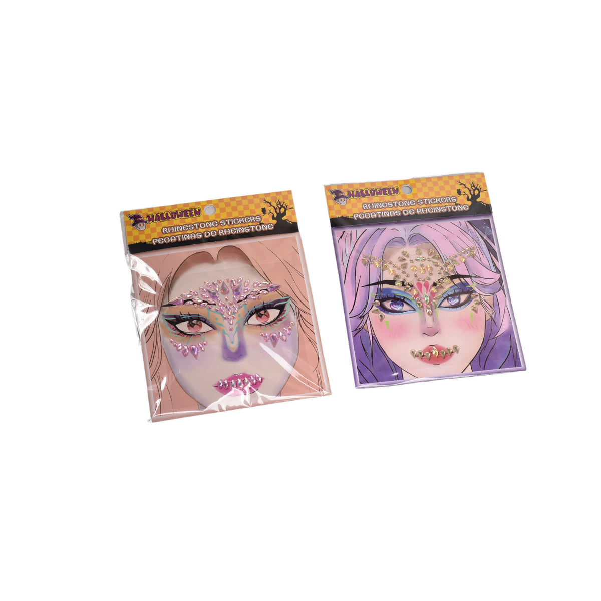 pegatinas faciales gemas decorativas adhesivas