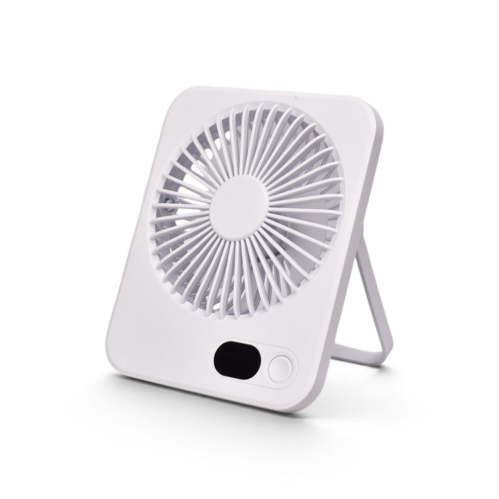 ventilador con cabel usb recargable dim:13x16cm