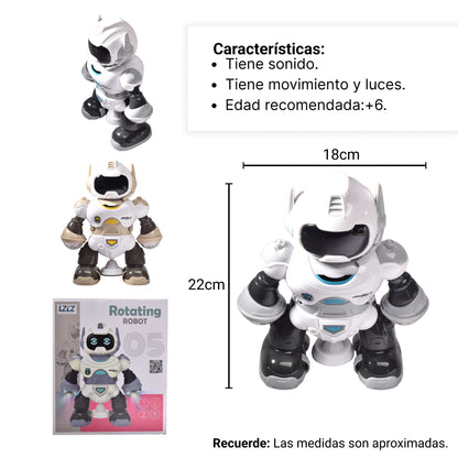 ROBOT CON LUCES Y SONIDO BAILARIN (6678-6)