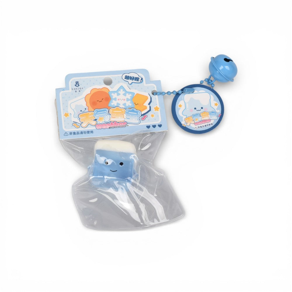 squishy anti estrés clima elastico caucho  dim: 4x3x1